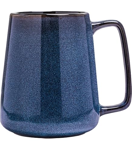 Amazon.com: Linkidea 40oz Oversized Coffee Mugs for Office and Home, Extra  Large Ceramic Cup with Handle Gift for Friends, Navy Blue : Home & Kitchen