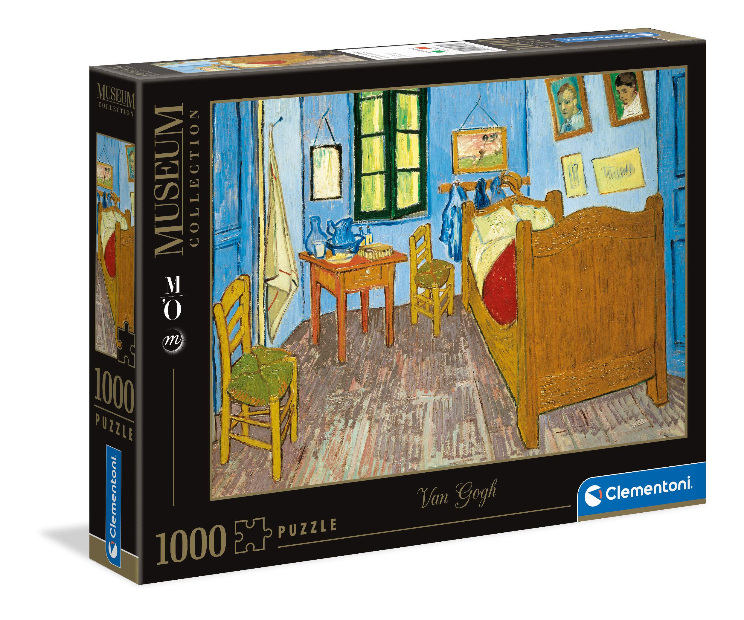 Clementoni Collection 39616, Van Gogh Bedroom in Arles Museums Puzzle for Children and Adults - 1000 Pieces, Ages 10 Years Plus, Multi Coloured