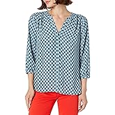 NYDJ womens Pintuck Blouse