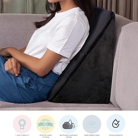 The White Willow Orthopaedic Bed Wedge Acid Reflux Medical Grade the white willow orthopaedic bed wedge acid reflux medical grade foam support firm pillow for sleeping leg elevator back neck pain relief pregnancy