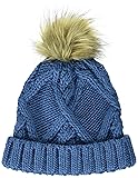 Amazon Essentials Kids' Knitted Faux Fur Pom