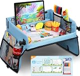COOLJOY Travel Tray Kids Lap Tray with Storage and Erasable Surface