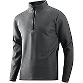 Alex Vando Mens Long Sleeve Zipper Golf Shirts Color Block Texture Polo Shirt for Men