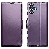Tenifly for iPhone 17 Case Wallet with RFID Blocking Card Holder, PU Leather Kickstand Protective Flip Phone Cover Fit for iPhone 17 6.3" Purple