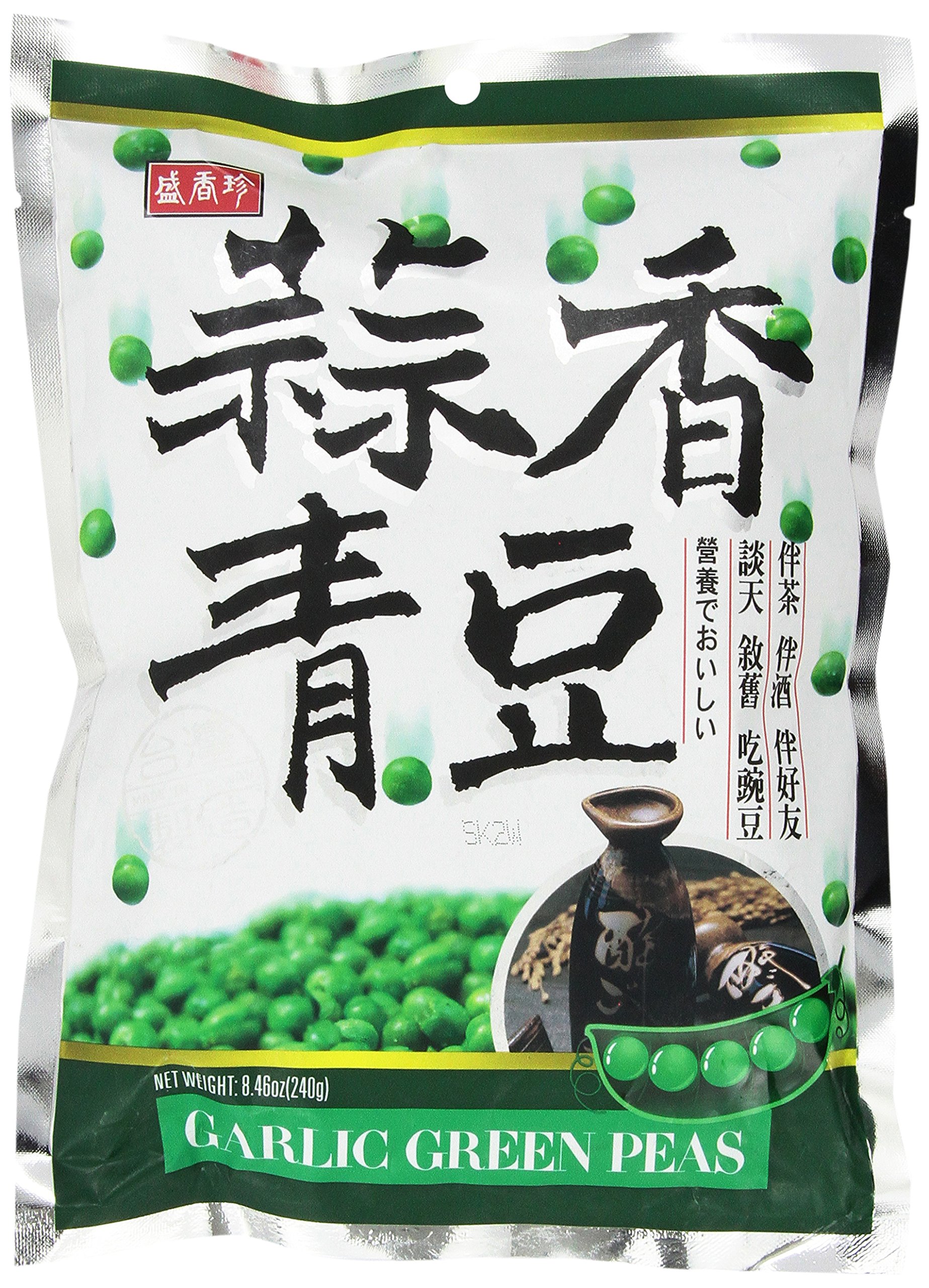 Taiwan Roasted Wasabi Hot Green Peas (30 Packets) 8.46 Oz