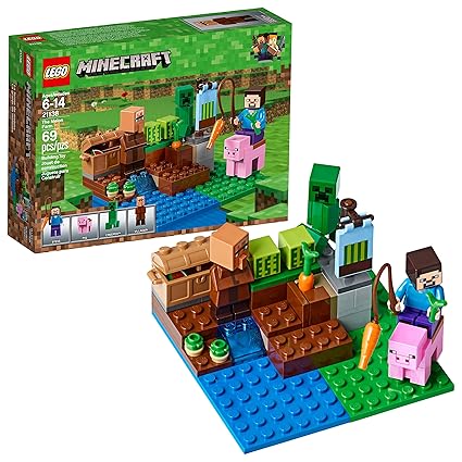 Lego Minecraft The Melon Farm 21138 Building Kit 69 Piece
