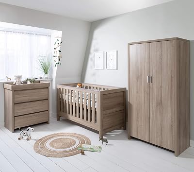 Tutti Bambini Modena 3-Piece Nursery Set Cot Bed Changing Table Wardrobe
