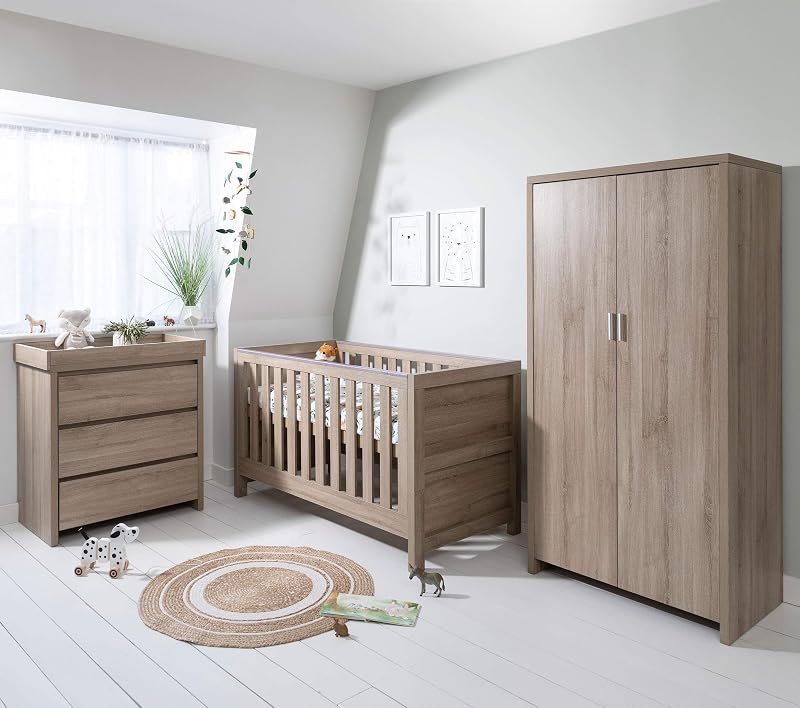 Tutti Bambini Modena 3-Piece Nursery Set Cot Bed Changing Table Wardrobe