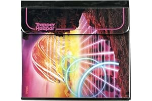 Mead Trapper Keeper Binder, Retro Design, 1 Inch Binder with Folders and Pockets, Holds 8-1/2" x 11" Paper, Glow (260038FM-ECM)