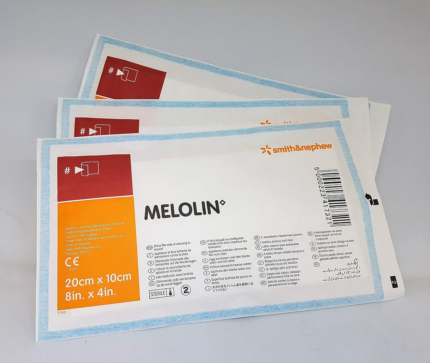 Melolin Sterile Non-Adherent Dressings Mixed Sizes Refill Pack - Image 4