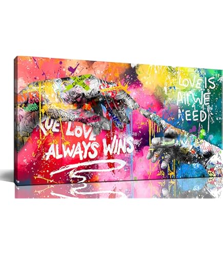 Amazon.com: Exposed Kids Banksy Dismaland Canvas Wall Art Picture