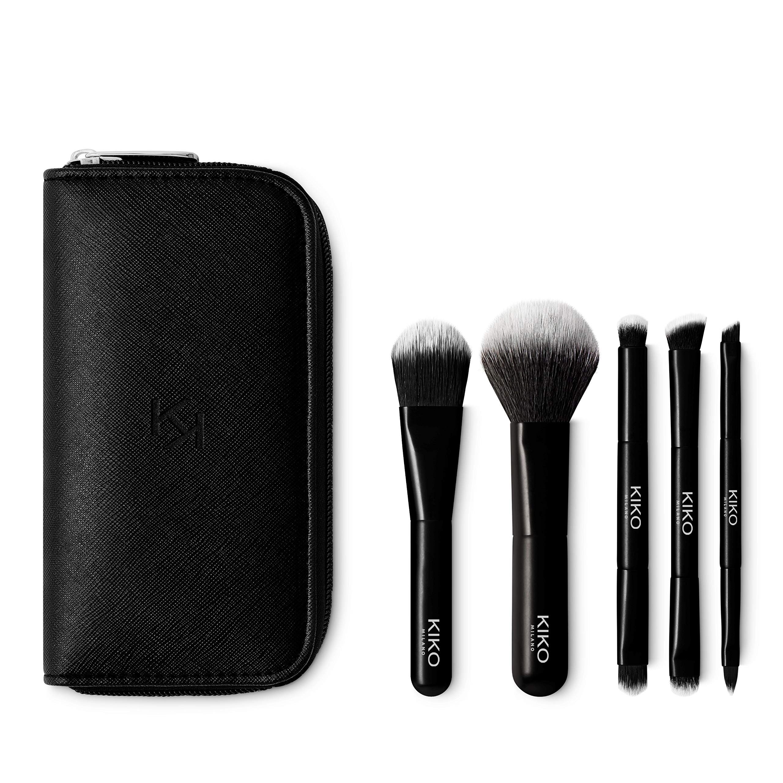 Photo 1 of KIKO Milano Travel Brush Set | Travel Pouch With 5 Professional Brushes
