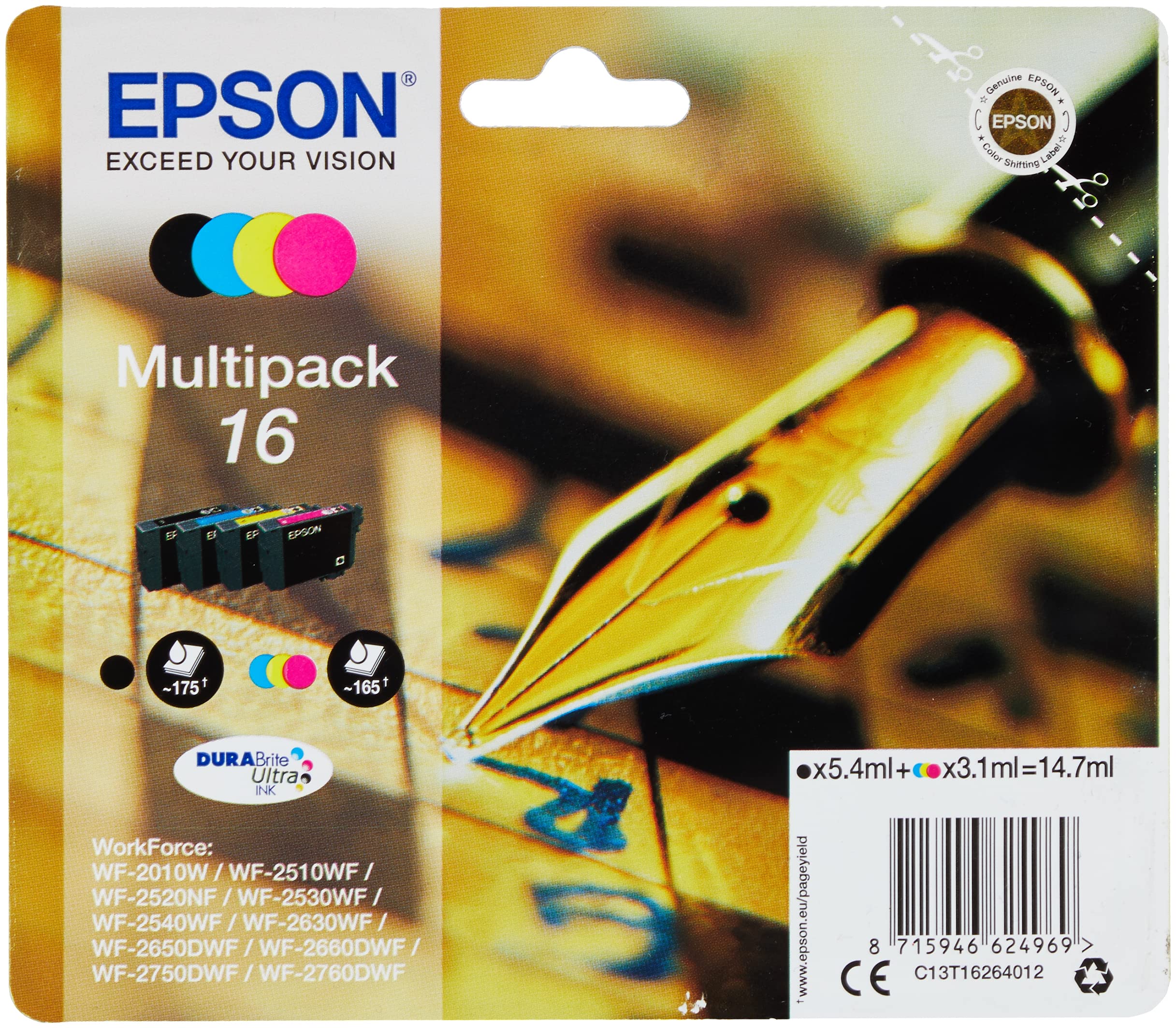 Epson Original 16 Series Pen and Crossword Multipac