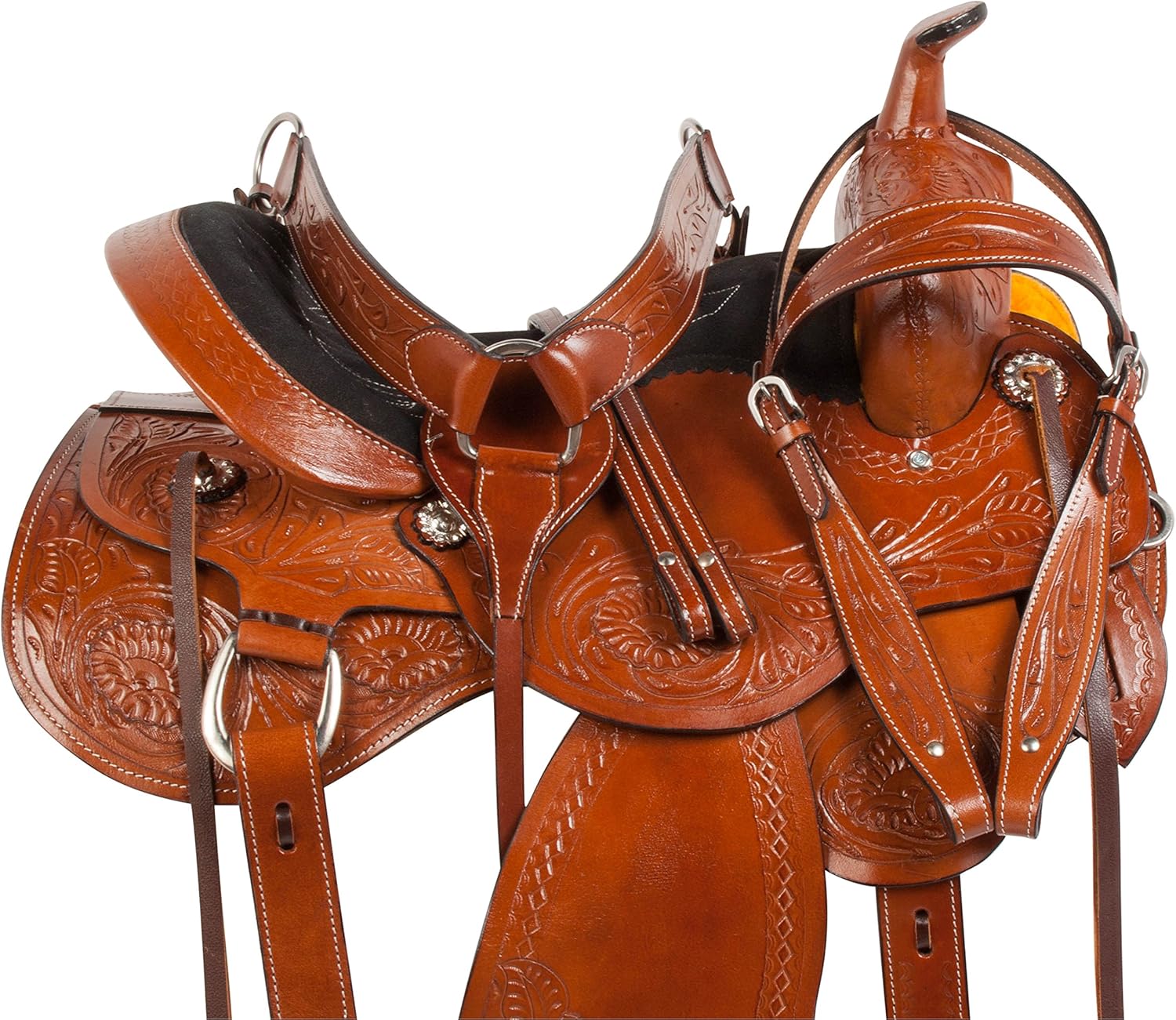 FULL QUARTER HORSE BARS ALL PURPOSE CHESTNUT WESTERN