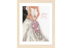 VERVACO Counted Cross Stitch Wedding, Silver