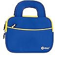 Contixo 7" Tablet Sleeve Bag - Compatible with 7-8" Kids Tablets, Includes Accessory Pocket, Protective Case, Durable Neoprene Cover for Tablets (Blue)