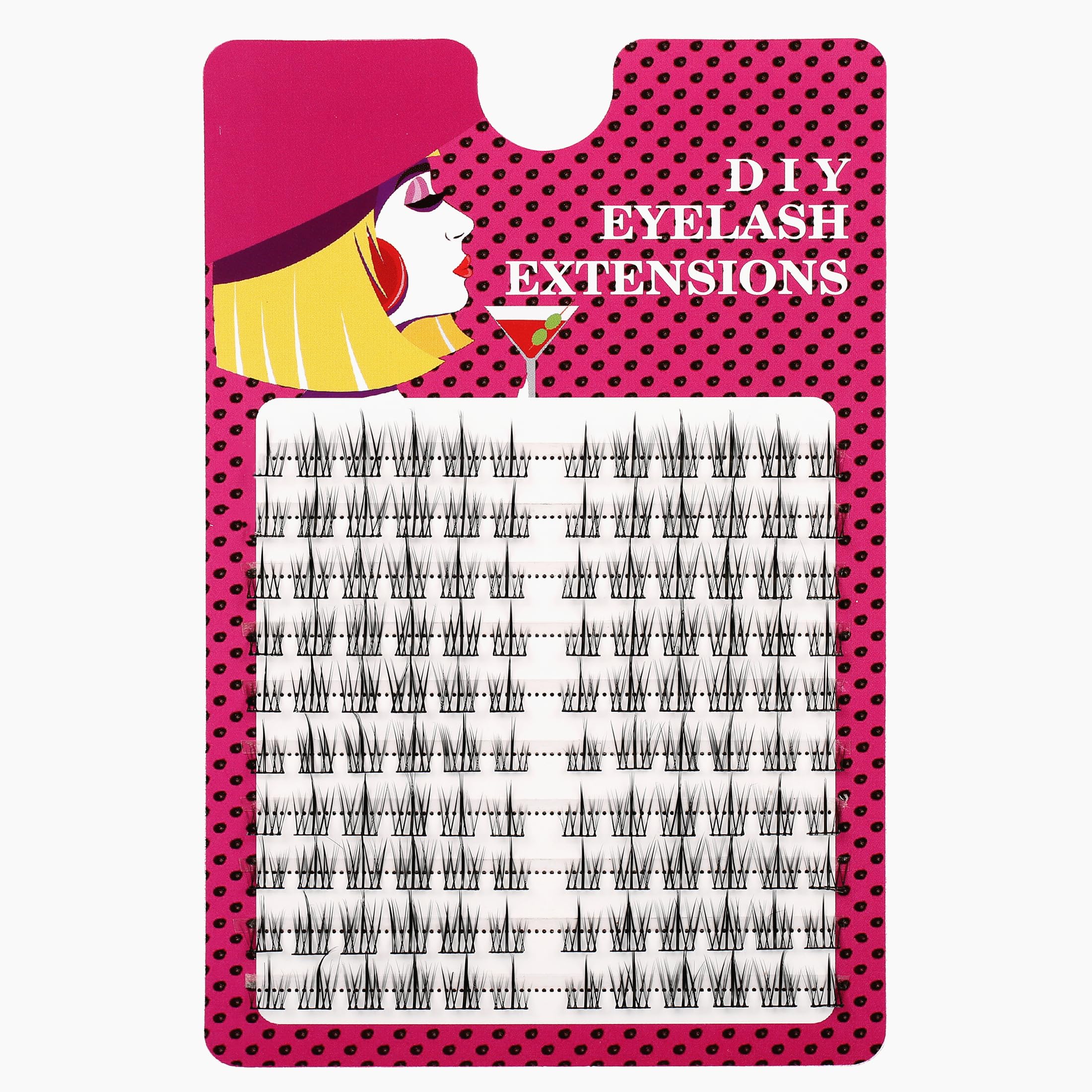 Himirell Cluster Lashes DIY Eyelash Extenisons Individuals 120 Pcs Wispy Natural Short Fake Eyelashes C Curl 8-12MM