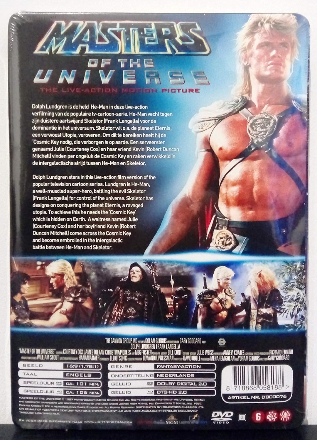 Masters of the Universe Combo pack DVD – BLURAY 3D embossing ...