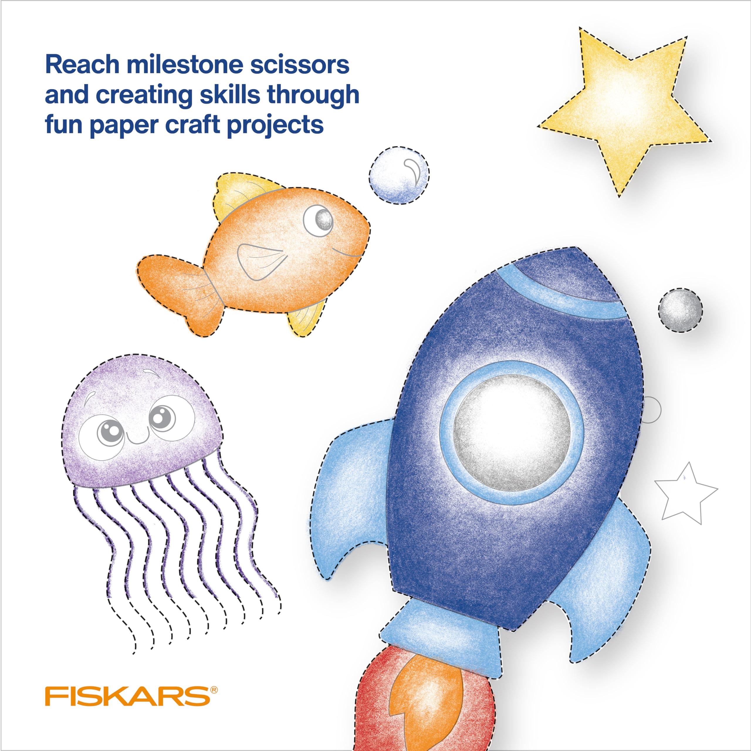Fiskars Cut & Create Activity Book with 5