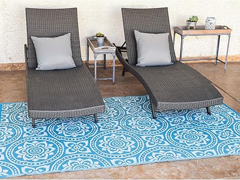 REVERSIBLE MATS Outdoor Patio Mat 
