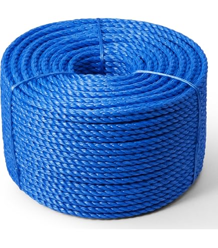 Golberg Solid Braid Baumwoll-Schärpe, 5/16 Zoll Durchmesser, 30 M Natur - Strapazierfähig Für Markisen, Planen, DIY