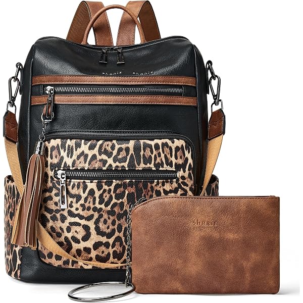 Myra Bag Women\'s Western Leather Backpack Upcycled Canvas Cowhide Isabela Amazon.com: Myra Bag Western Leather Backpack Bag for Women  main image 3
