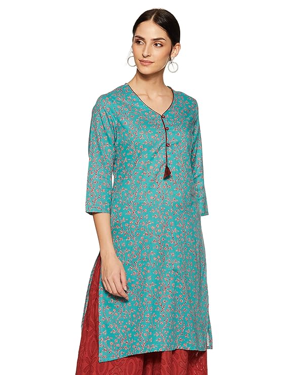 Women's Cotton Straight Kurti