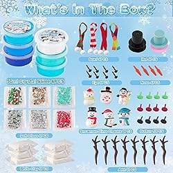 6pcs Slime Stocking Stuffers, Stocking Stuffers for