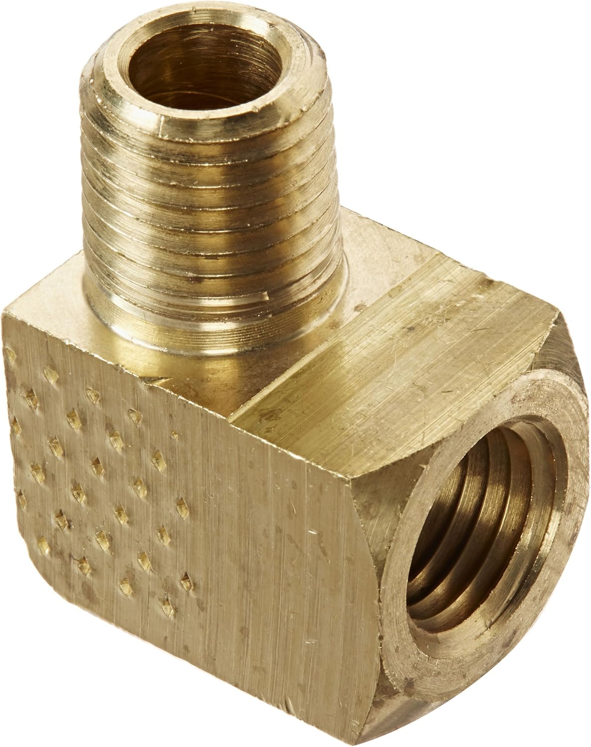 Eaton Weatherhead 3400X4 Brass CA360 Fitting, 90 Degree Elbow, 1/4" NPT
