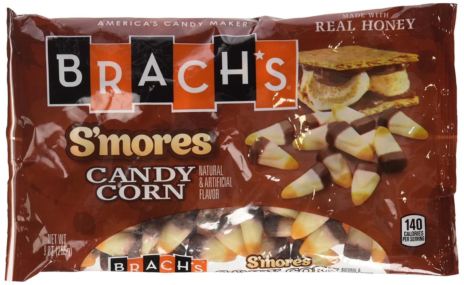 Brachs Smores Candy Corn 9 Oz Bag Pack Of 2 - 
