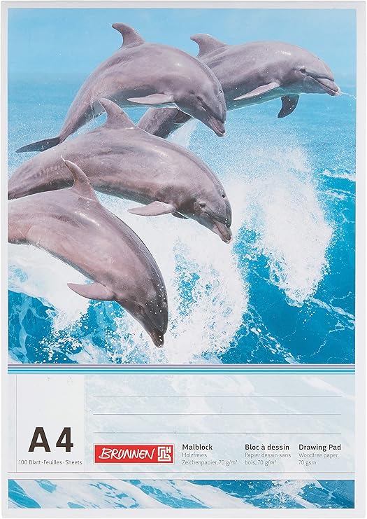 OSIMIG Zeichenblock A4 80g - 3er Set Mit 150 Blatt