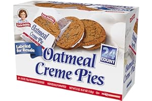 Little Debbie Oatmeal Creme Pies (24 Count of 2.6 oz Cookies) 62.4 oz