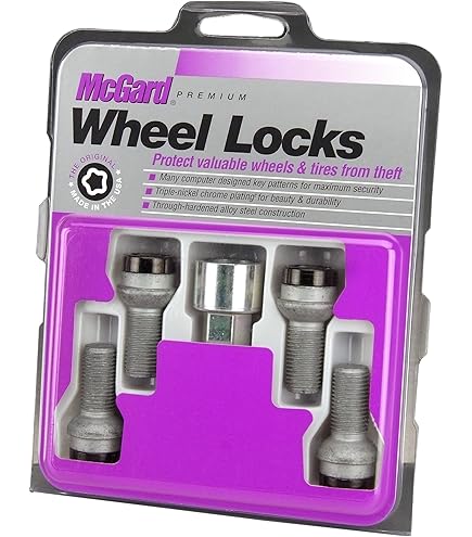 Amazon.com: McGard 28174 Chrome Radius Seat Lock Bolt(M14 X 1.5