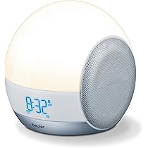 Beurer 4 in 1 Wake-up Light, Alarm Clock, Reading Lamp, Mood