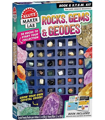 Amazon.com: Klutz Light Up Rock & Gem Collection: Maker Lab
