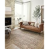LOLOI Angela Rose Aubrey Collection AUB-01 Navy/Multi 18'' x 18'' Square Sample Rug