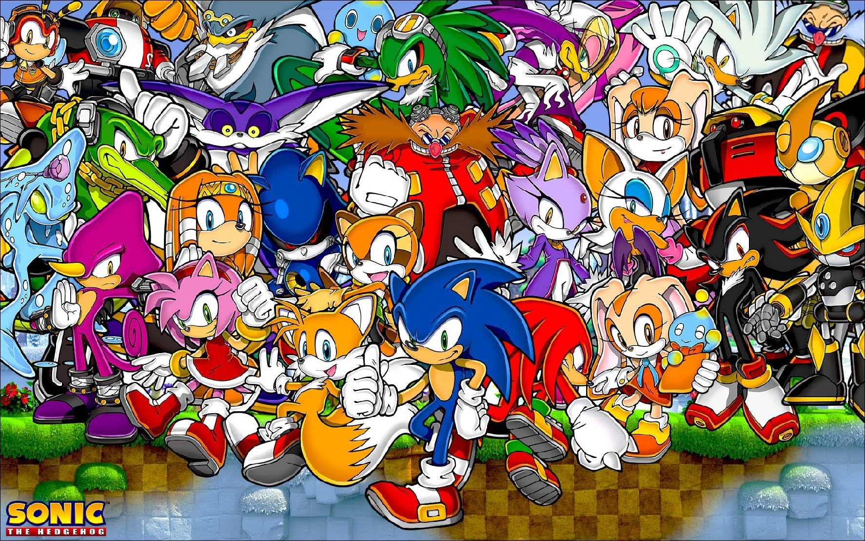 Stickers child Sticker Sonic Ref 22559 – 30x19 cm