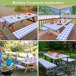 Picnic Table Cover with Bench Covers Camping