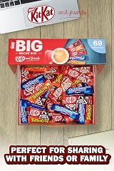 Nestlé KitKat and Friends Big Biscuit Box 69 Bars 1.357kg KitKat Blue Riband view 6