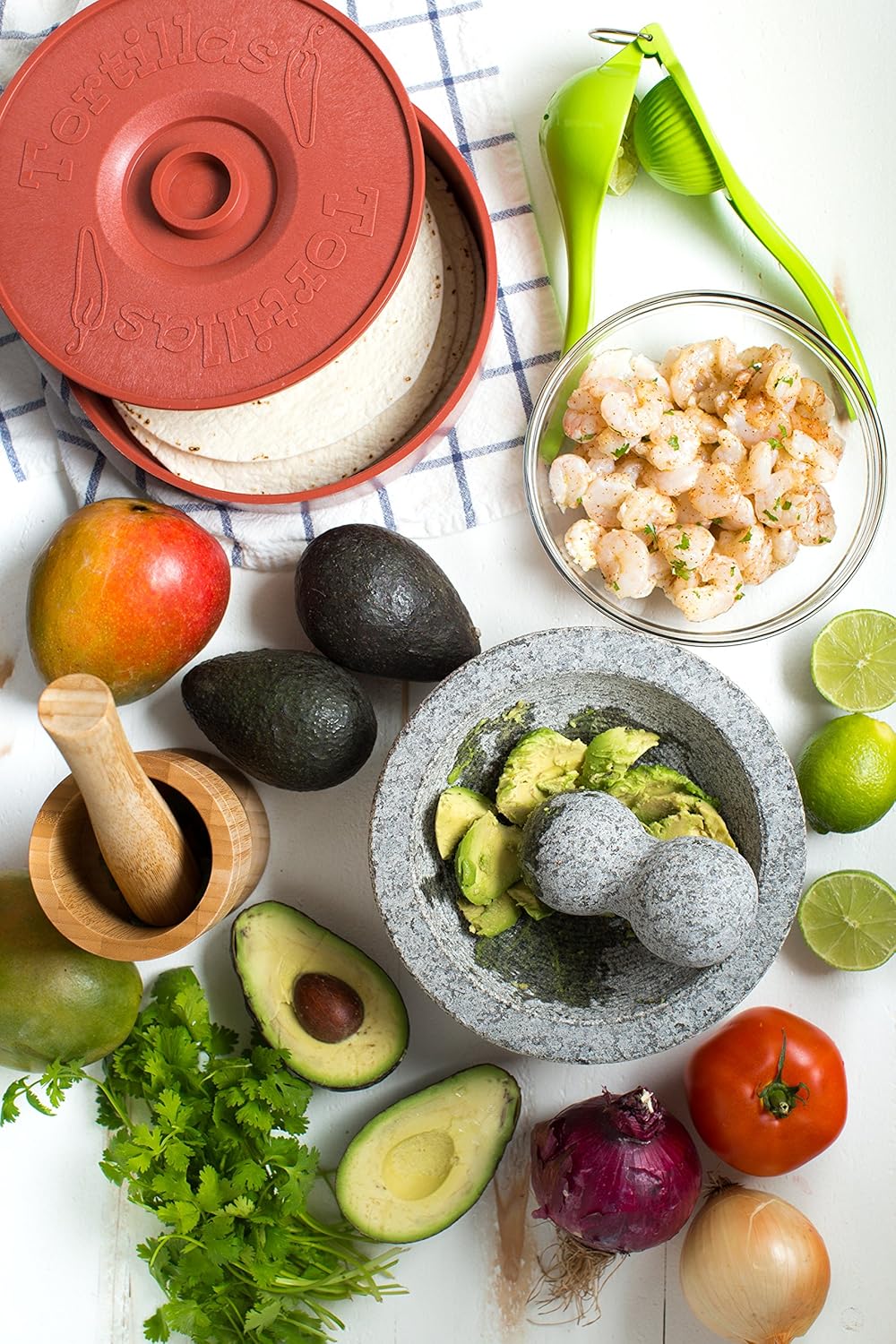 IMUSA USA Granite Molcajete Spice Grinder 6-Inch, Gray: Kitchen & Dining
