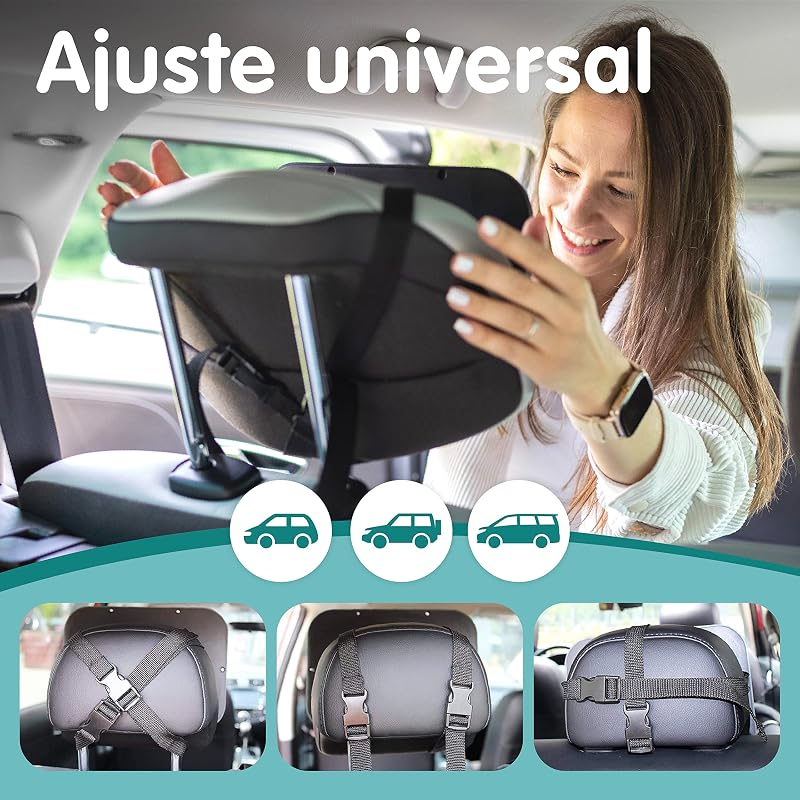 Onco Car Mirror Baby Rear Seat - 100% Shatterproof, Espelho retrovisor do carro do bebê, Universal Fit, espelhos retrovisores do carro, espelho do carro para ver o bebê, bebê recém-nascido