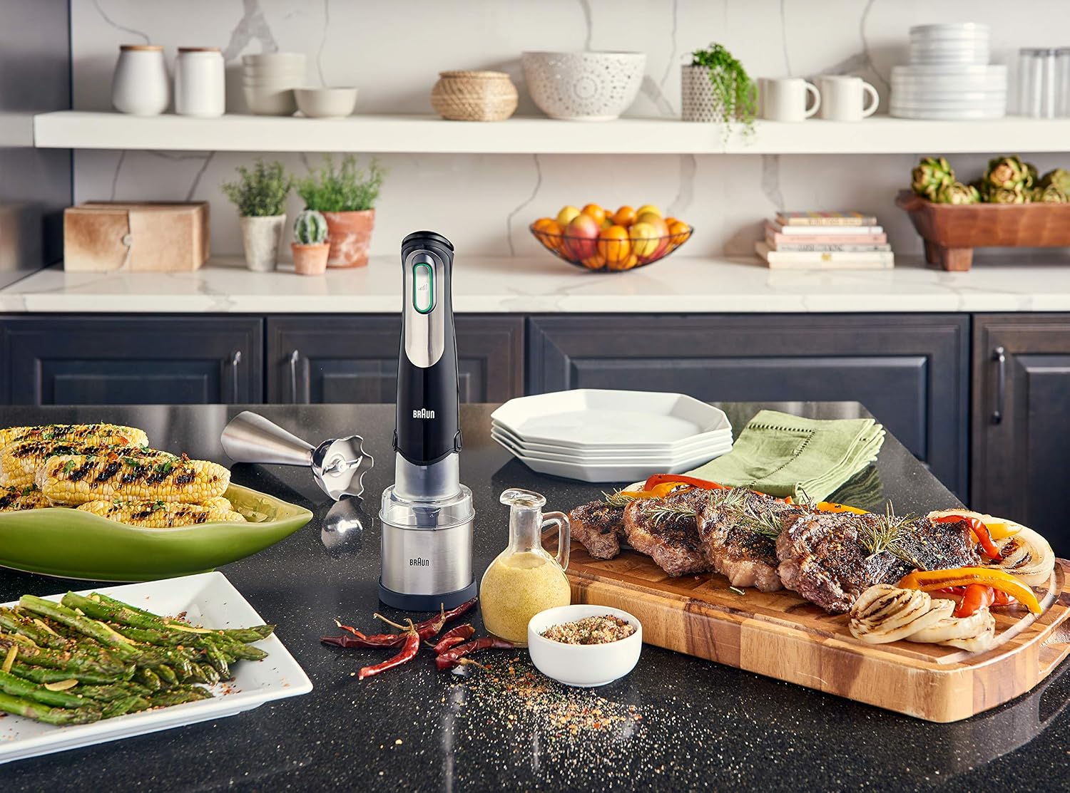 Braun Coffee and Spice Grinder Attachment MQ 60, EasyClick Accessories for Braun Hand Blender MQ 3 and MQ 5, 350 ml Capacity - Image 4