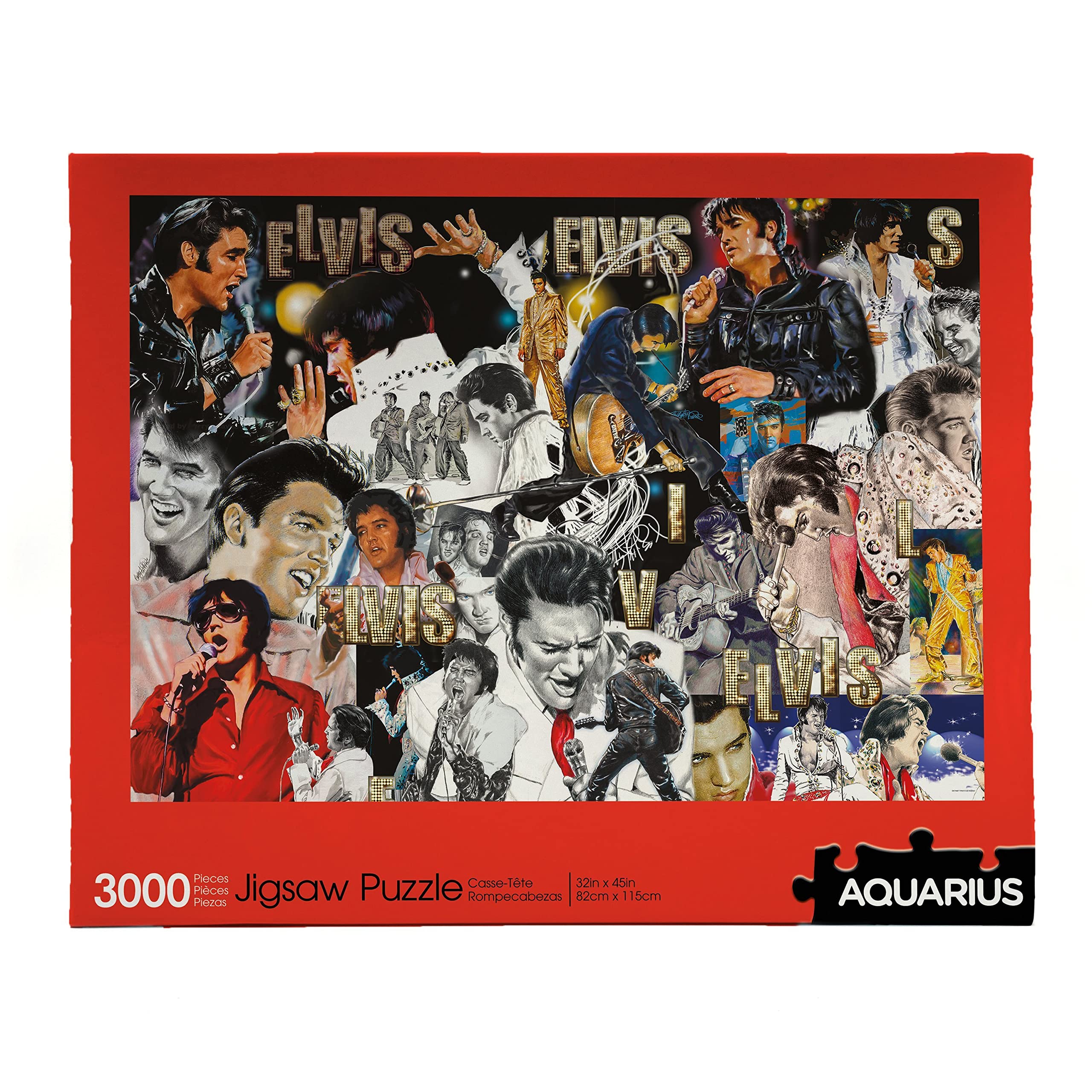 Elvis Presley 3000 piece jigsaw puzzle 32 x 45 Inches (68518)