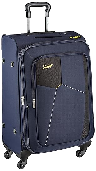 Skybags Rubik Polyester 68 Cms Blue Softsided Check-in Luggage (STRUW68EBLU)