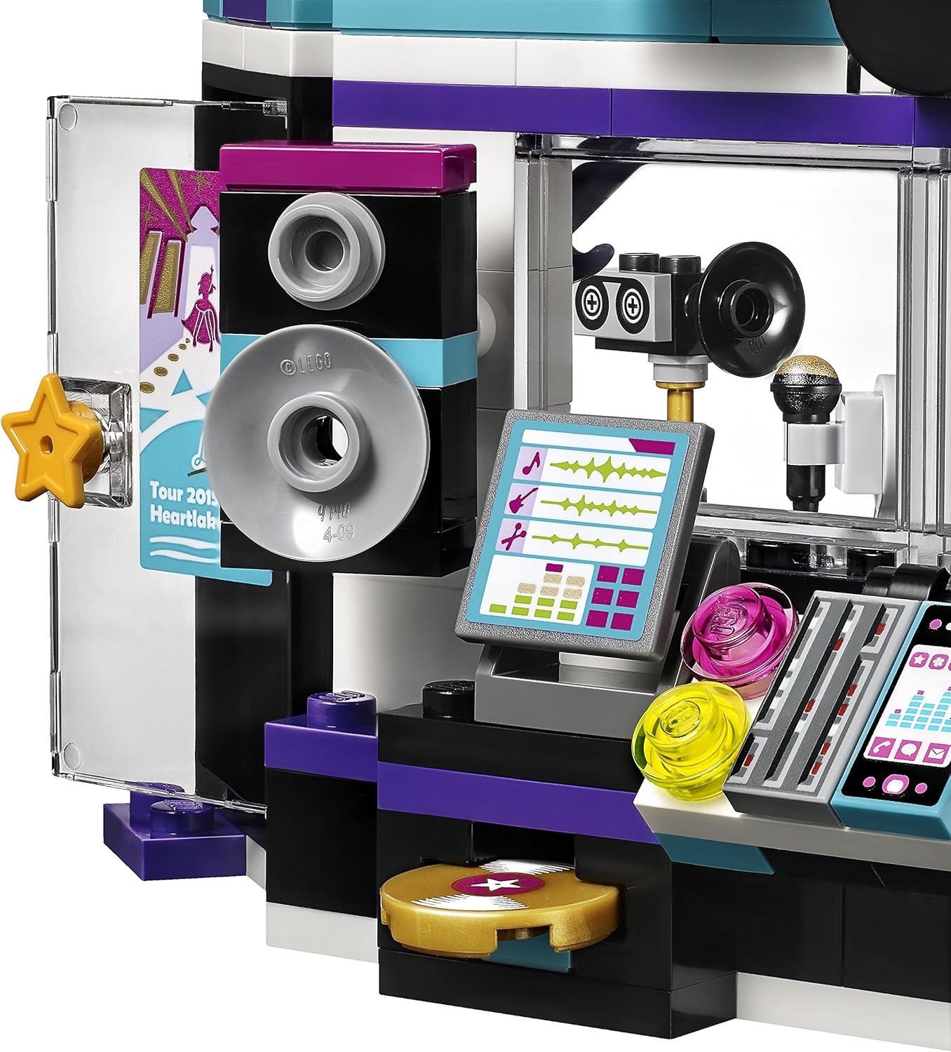 lego friends pop star recording studio