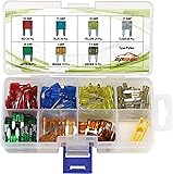 120 Pieces - EPAuto Assorted Car Truck Mini Blade Fuse Set (5 / 7.5 / 10 / 15 / 20 / 25 / 30 AMP)