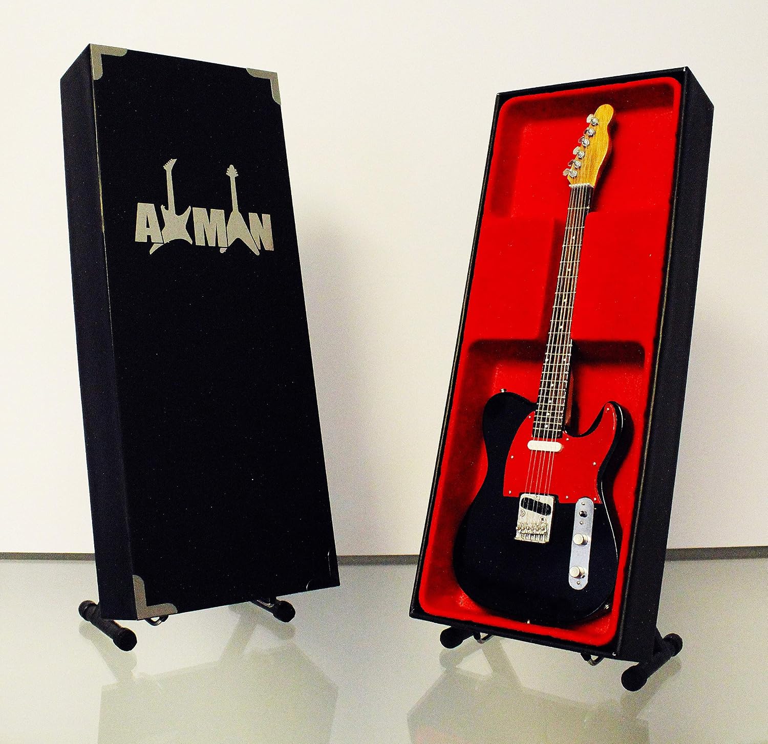 Axman Wilko Johnson (Dr. Feelgood) Miniature Guitar Replica, Music Gifts, Handmade Ornamental 1/4 Scale