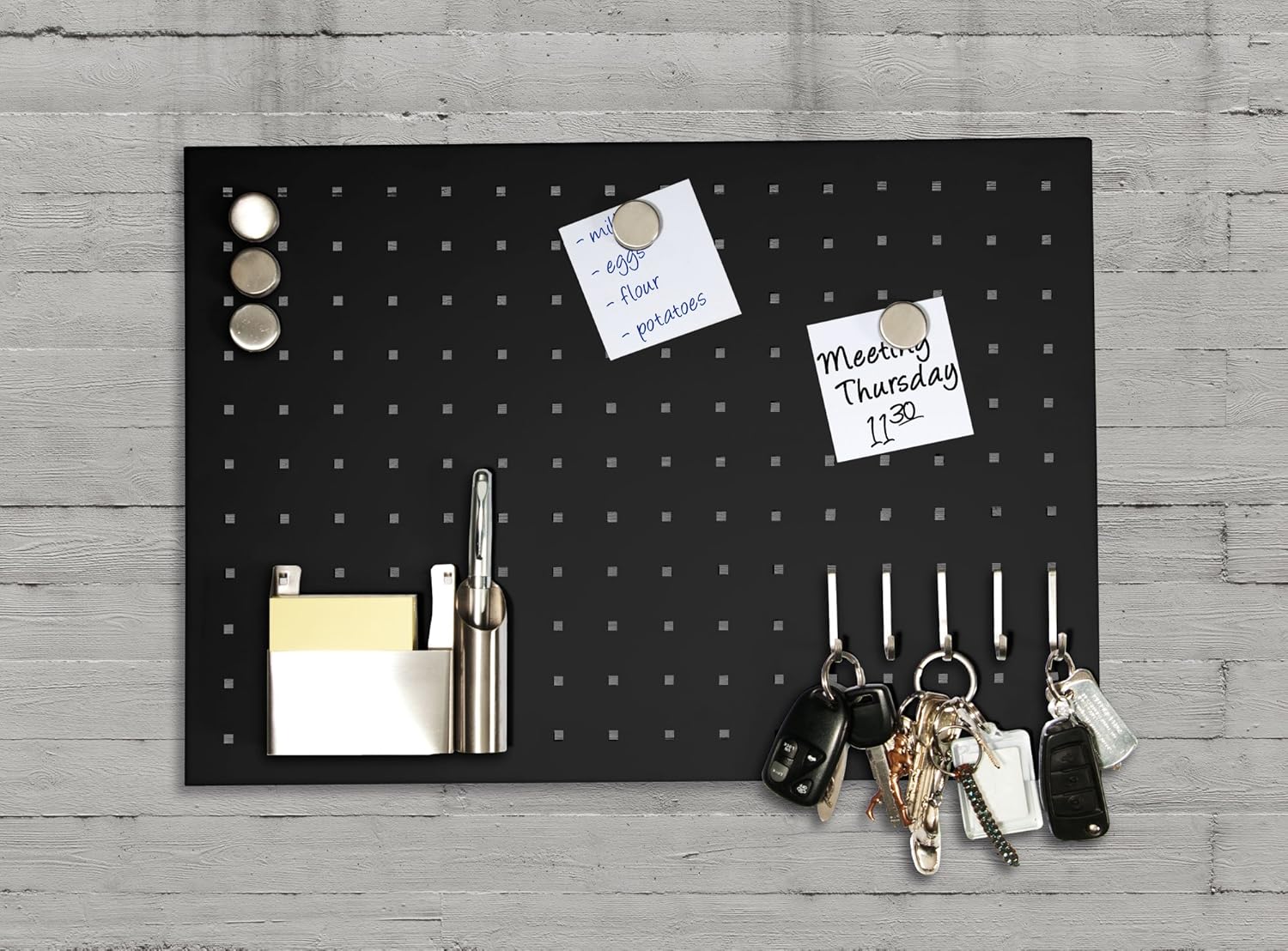 Master of Boards Stainless Steel Memo Board Monaco 35x50cm