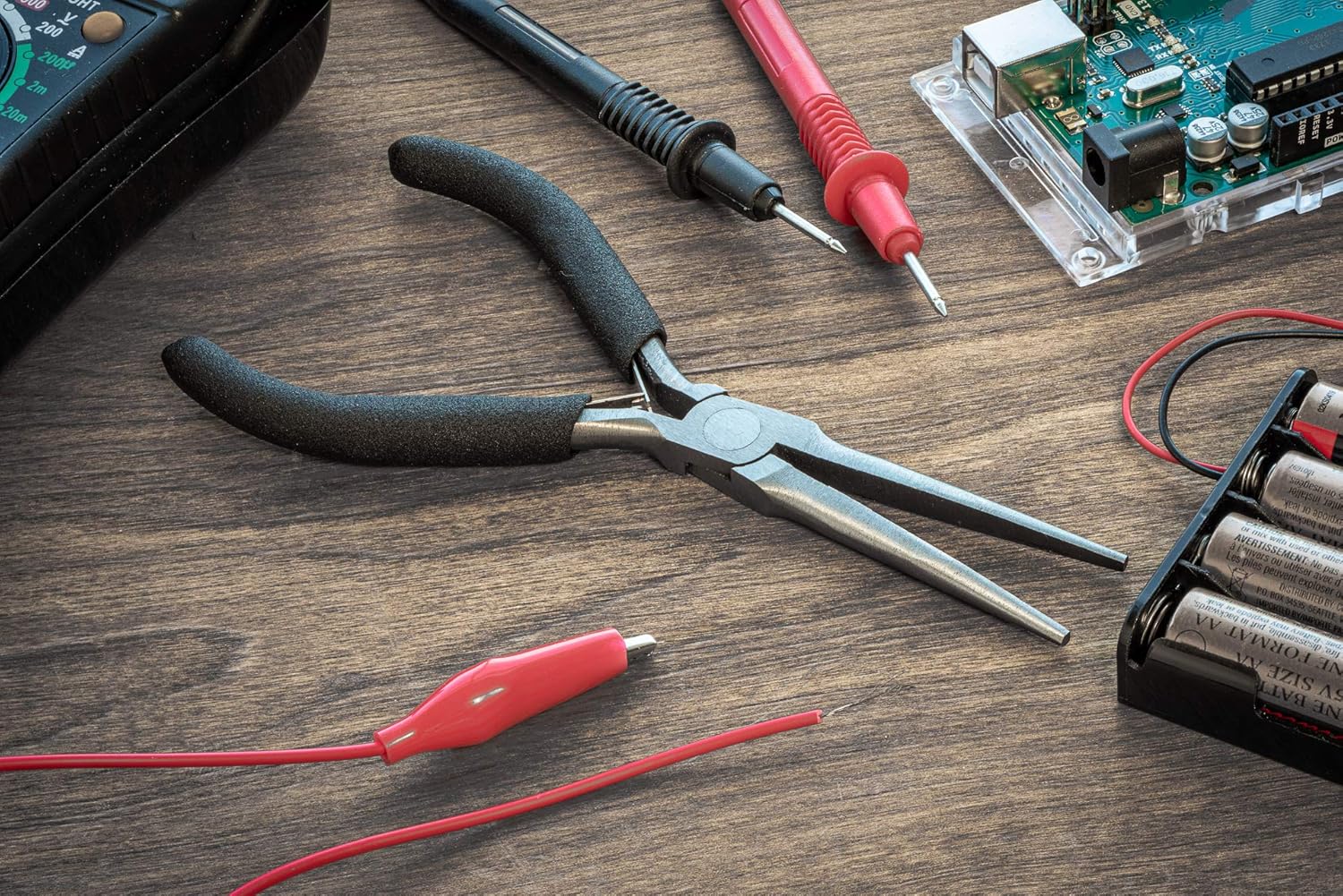 SE Professional Quality 6" Mini Needle Nose Pliers - LF01 - - 