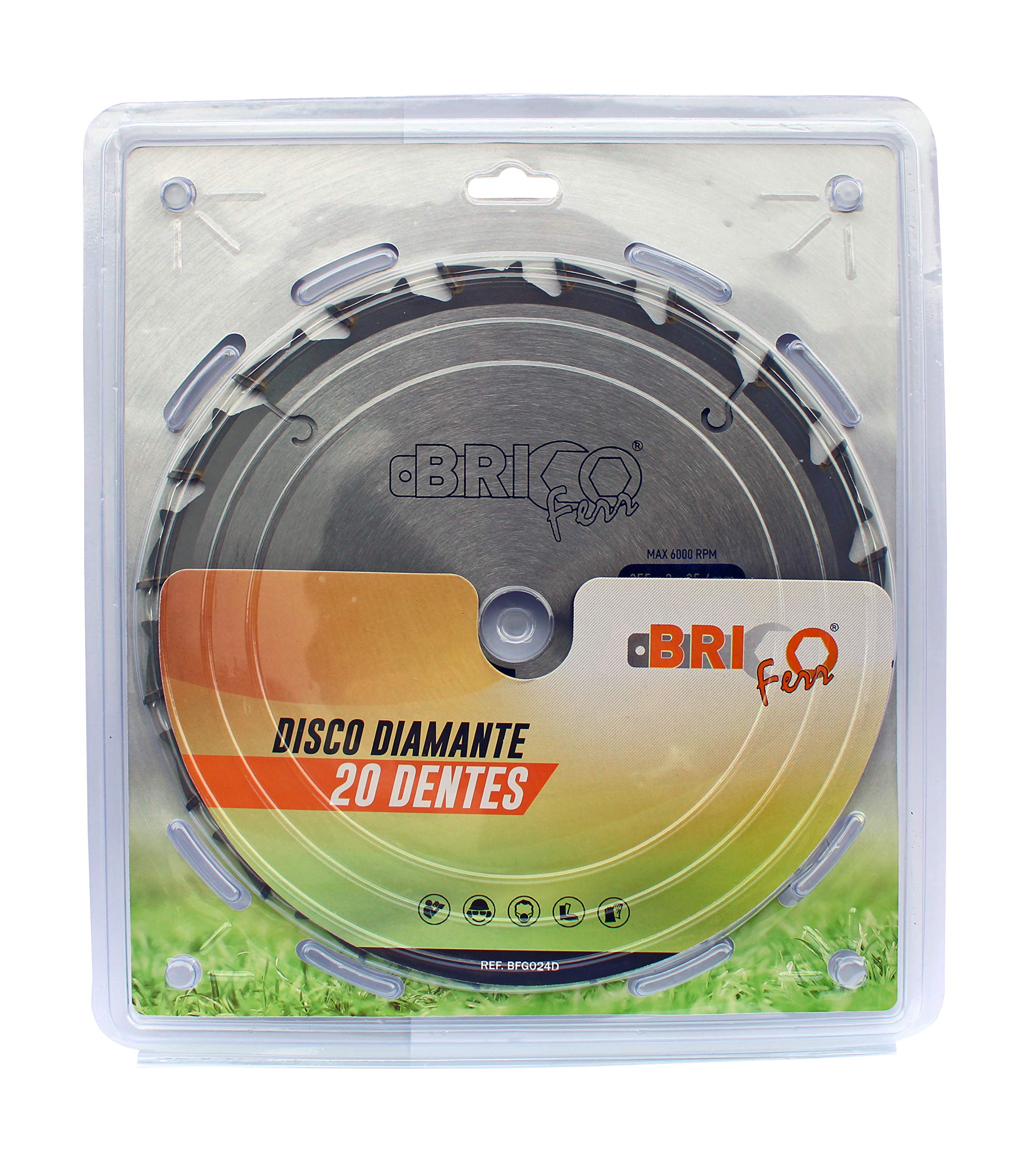 Bricoferr Brushcutter Blade with 20 Tips